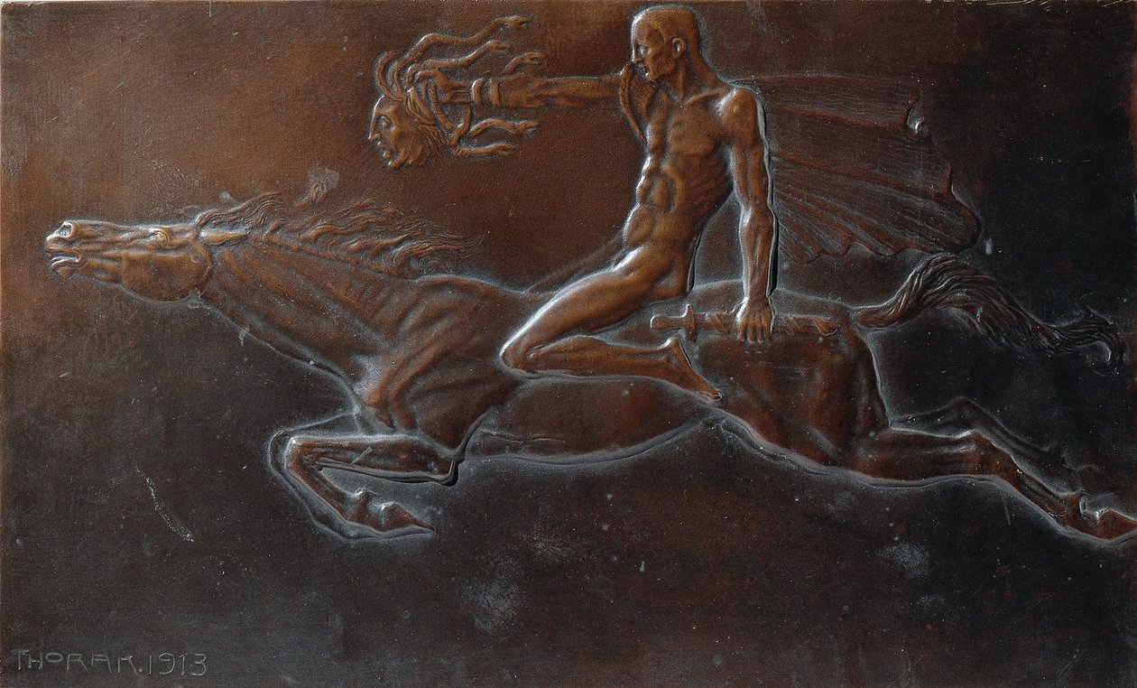 Perseus met het hoofd van Medusa door Josef Thorak