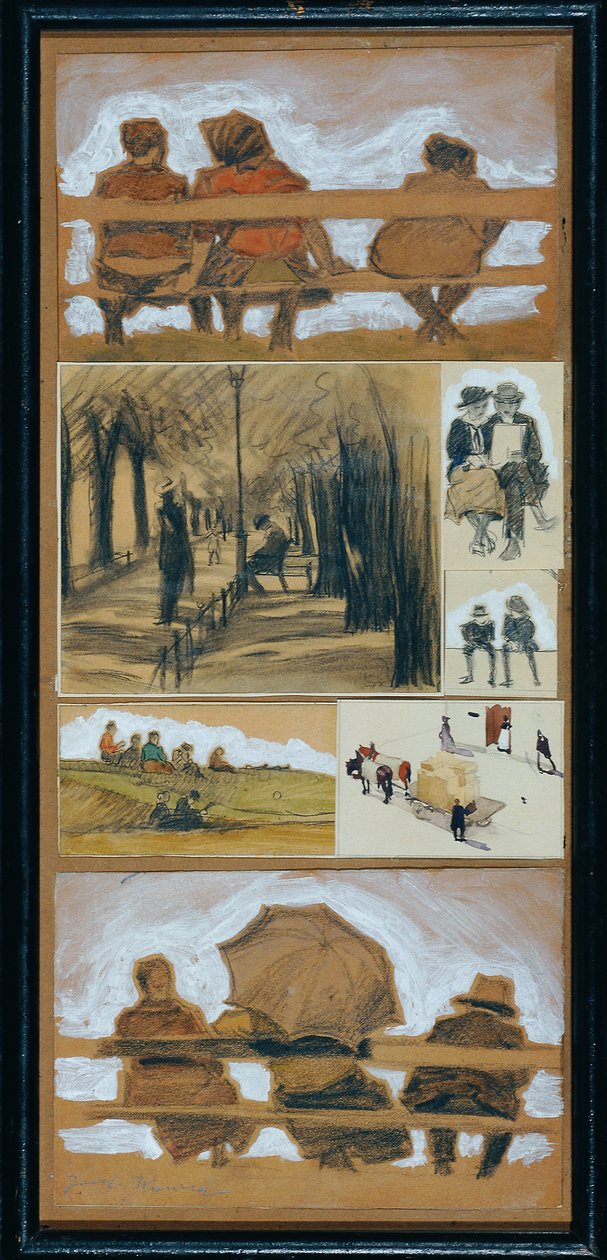 Studies uit het Park (7 Schetsen) door Josef Wawra