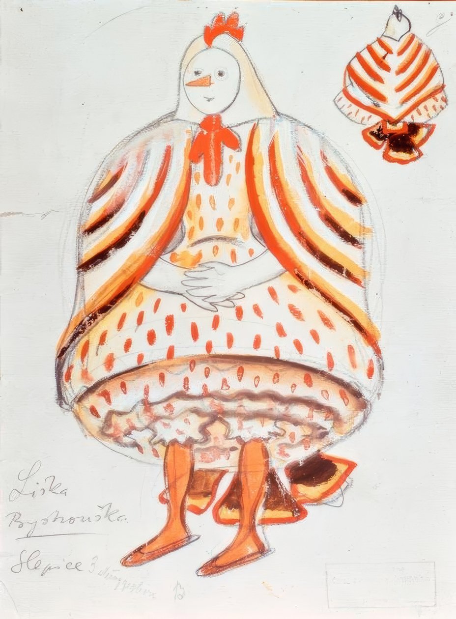 Janacek, Slimme vos / Figurine door Josef Čapek