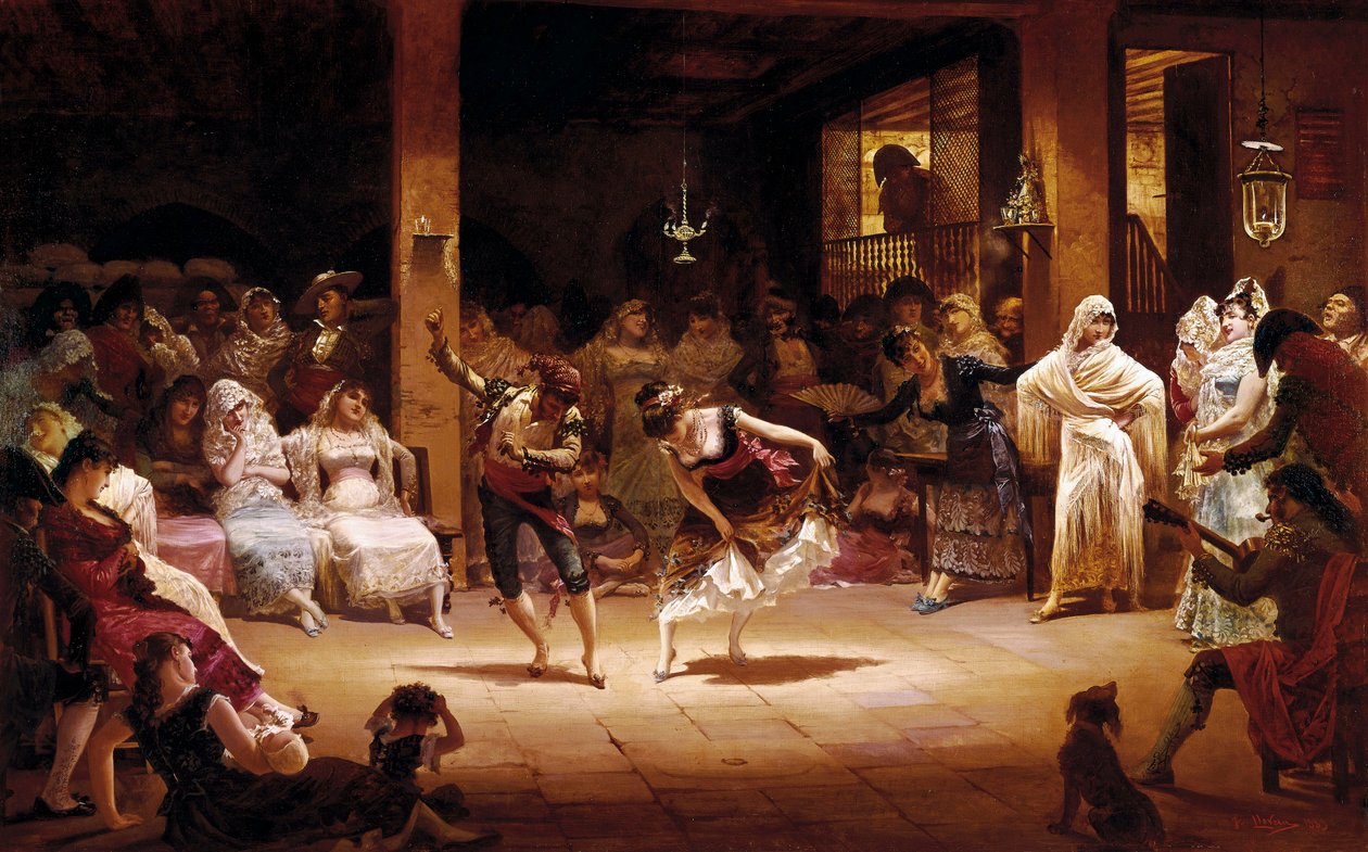De dans van de olielamp door Josep Llovera Bofill