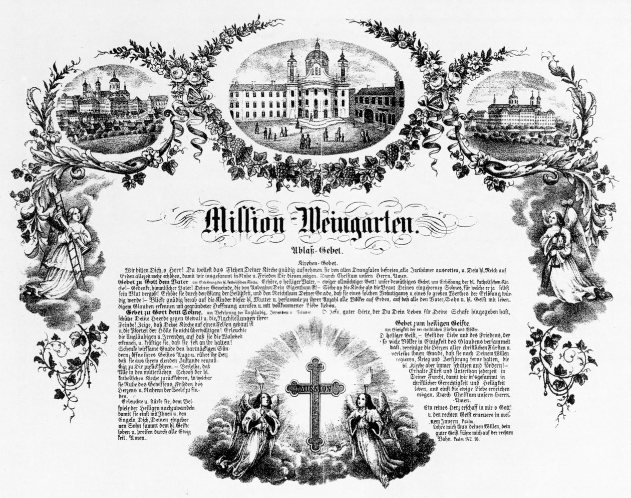 Missie Weingarten aflatengebed door Joseph Bayer
