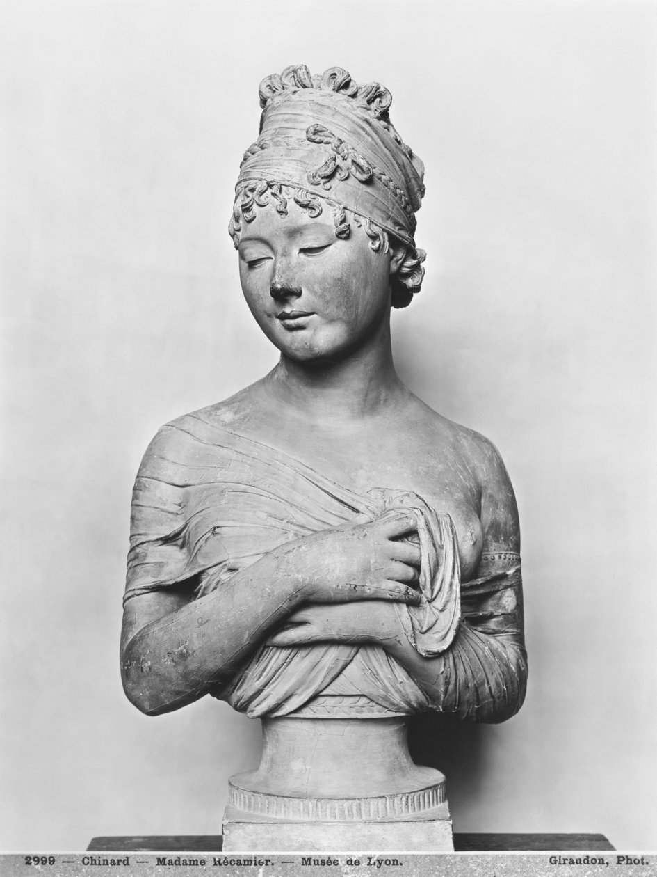 Juliette Recamier (1777-1849) c.1805-06 (marmer) door Joseph Chinard