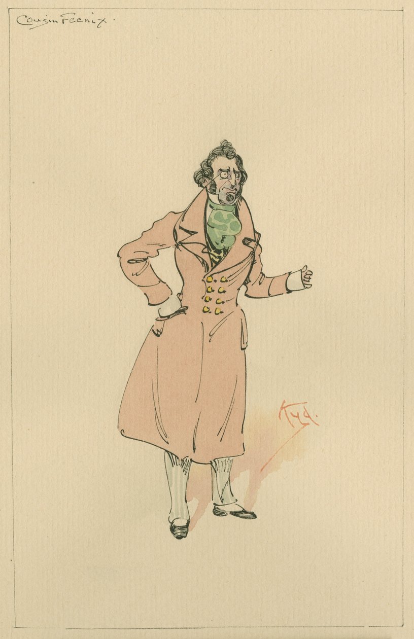 Neef Feenix, alias Lord Feenix, ca. 1920s door Joseph Clayton Clarke