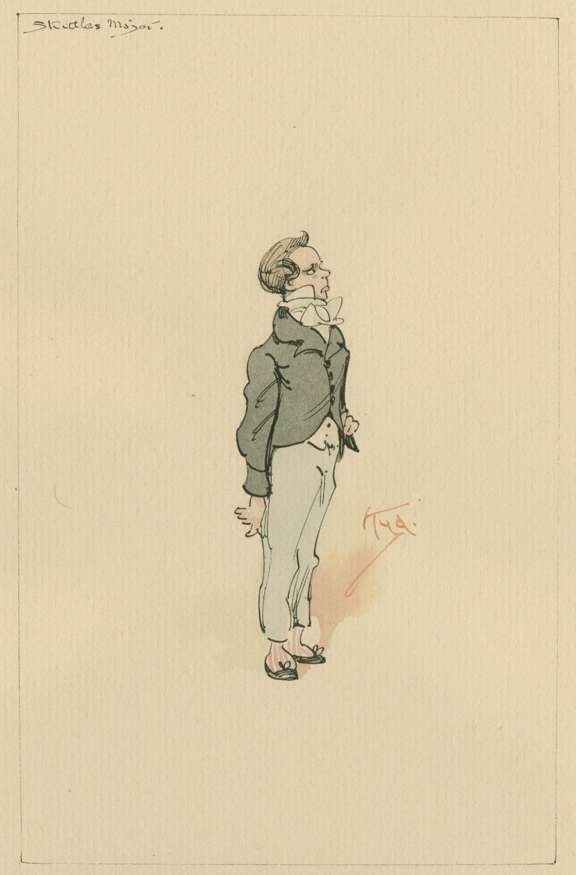 Meester Skettles, c.1920s door Joseph Clayton Clarke