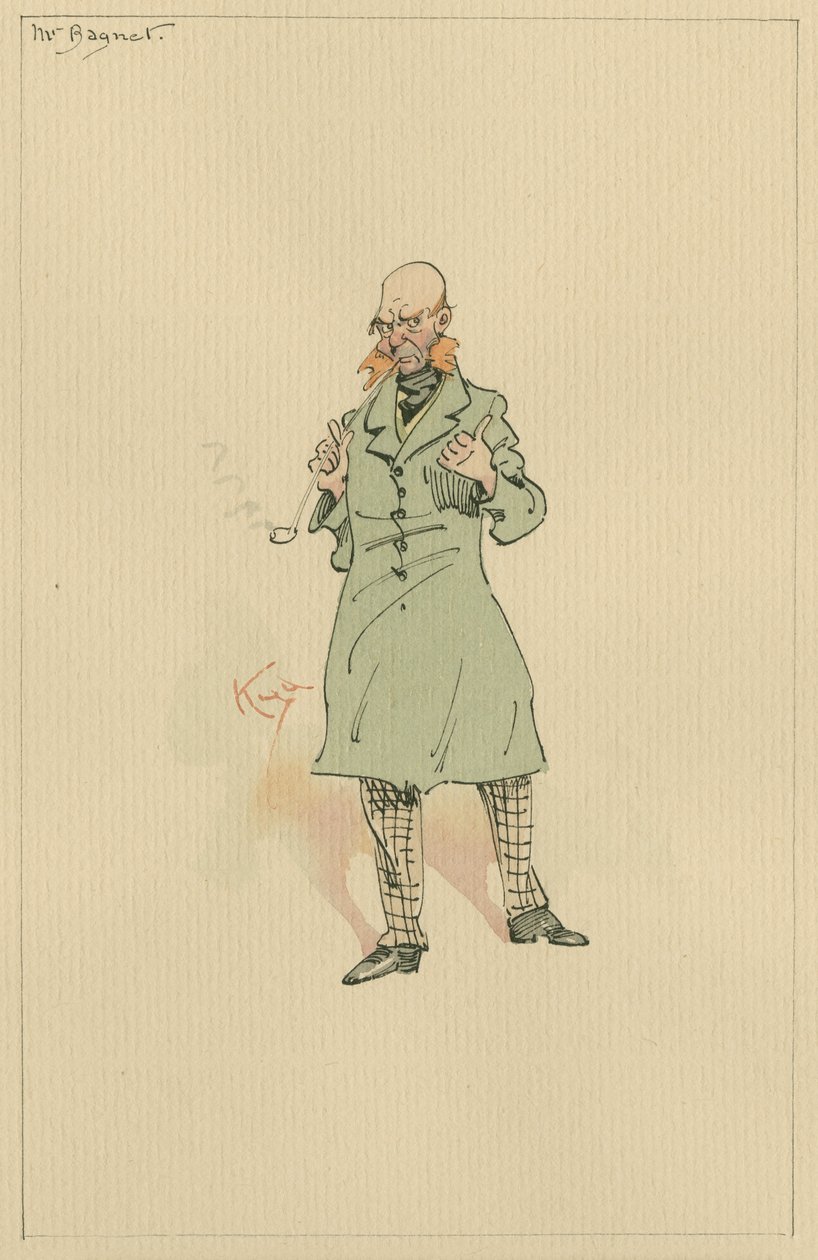 Mr Bagnet door Joseph Clayton Clarke