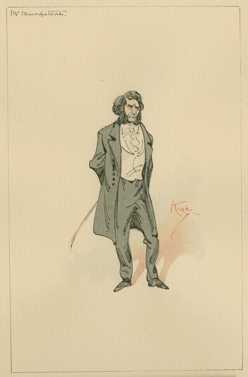 Mr Murdstone door Joseph Clayton Clarke