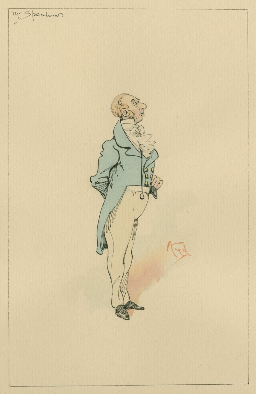 Mr Spenlow, ca. 1920s door Joseph Clayton Clarke