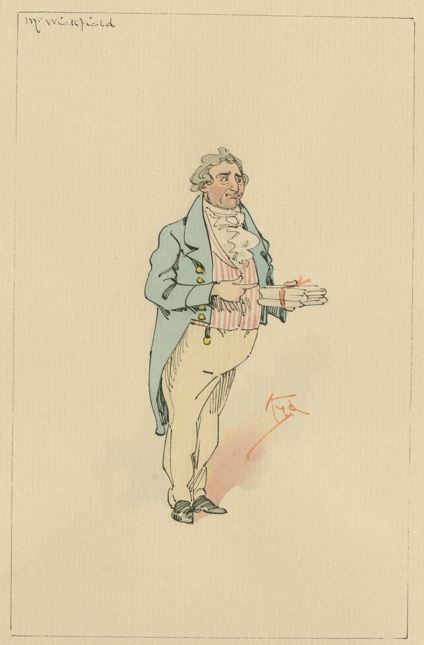 Mr Wickfield, c.1920s door Joseph Clayton Clarke
