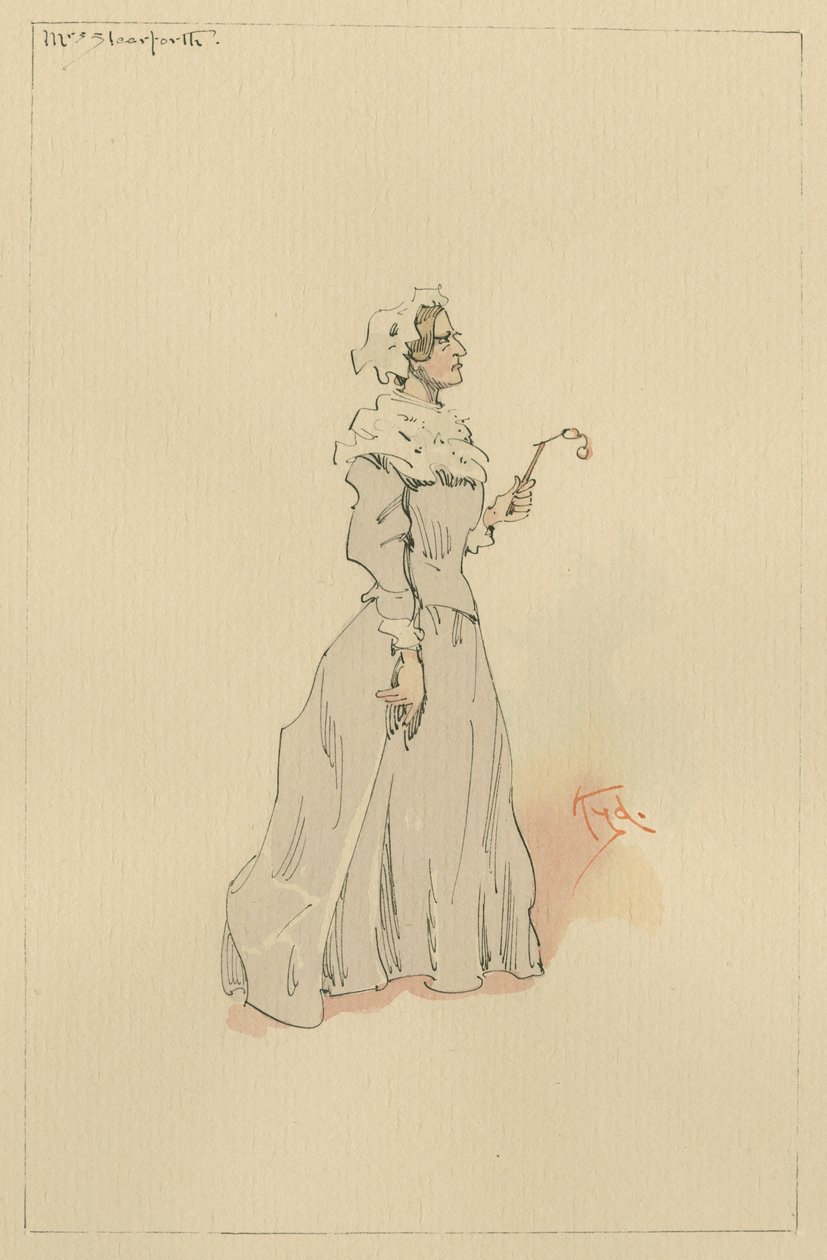 Mevrouw Steerforth door Joseph Clayton Clarke