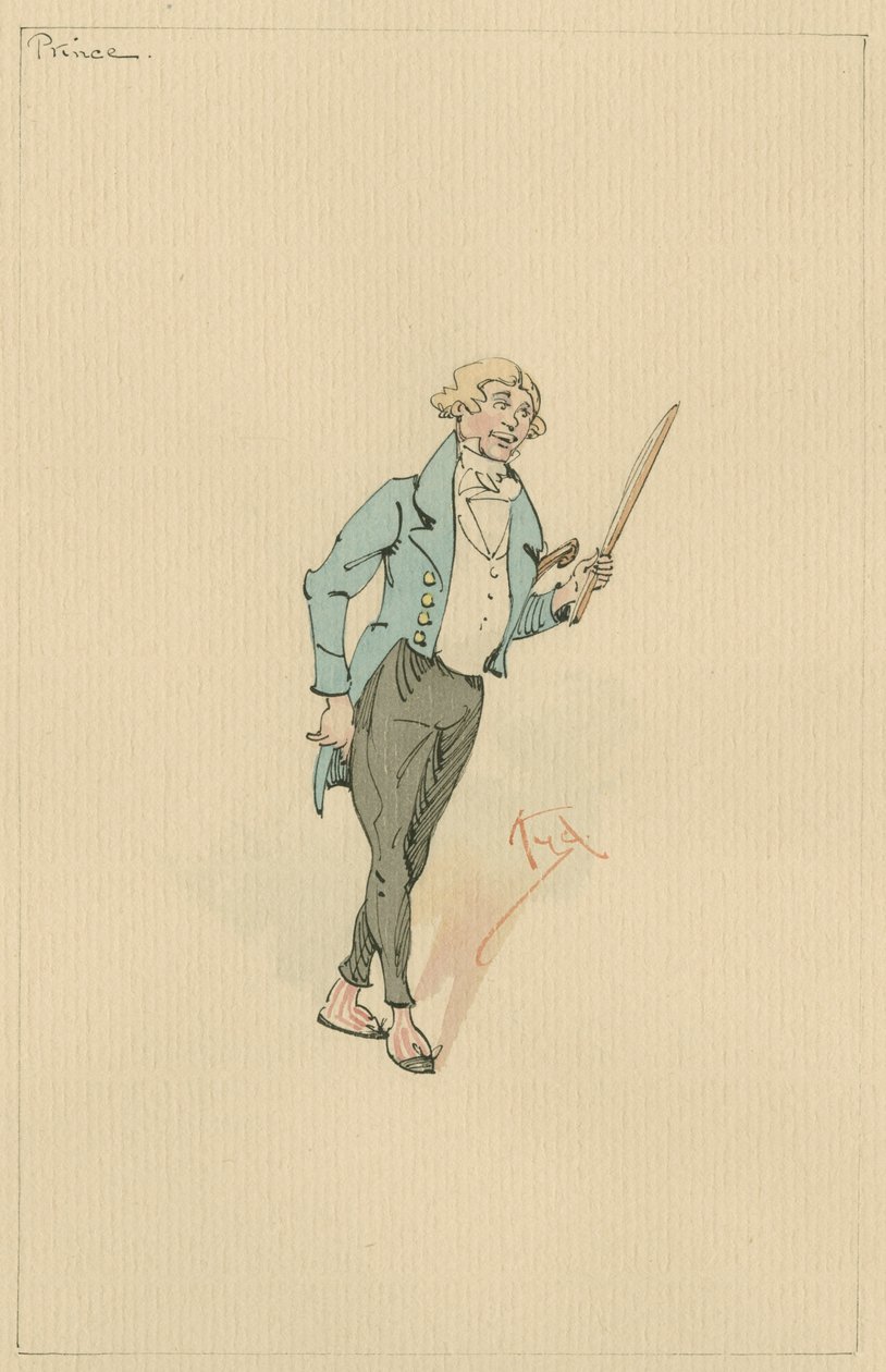 Prins Turveydrop door Joseph Clayton Clarke