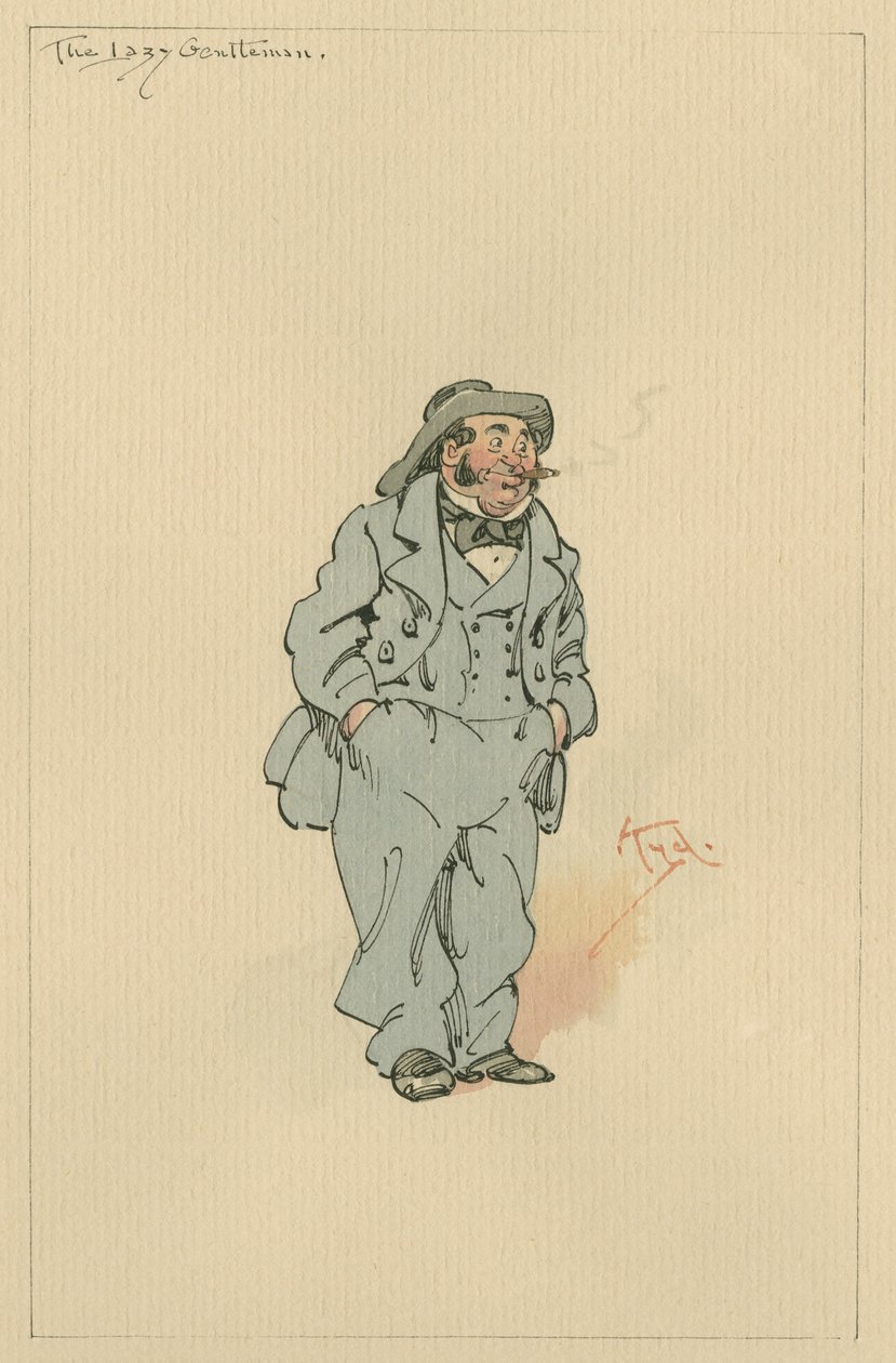 De Luie Heer, ca. 1920s door Joseph Clayton Clarke