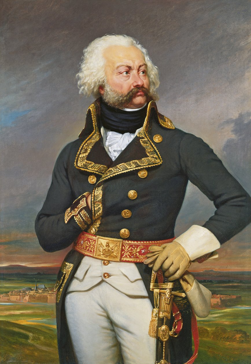 Generaal Adam Philippe (1740-93) Graaf van Custine door Joseph Desire Court