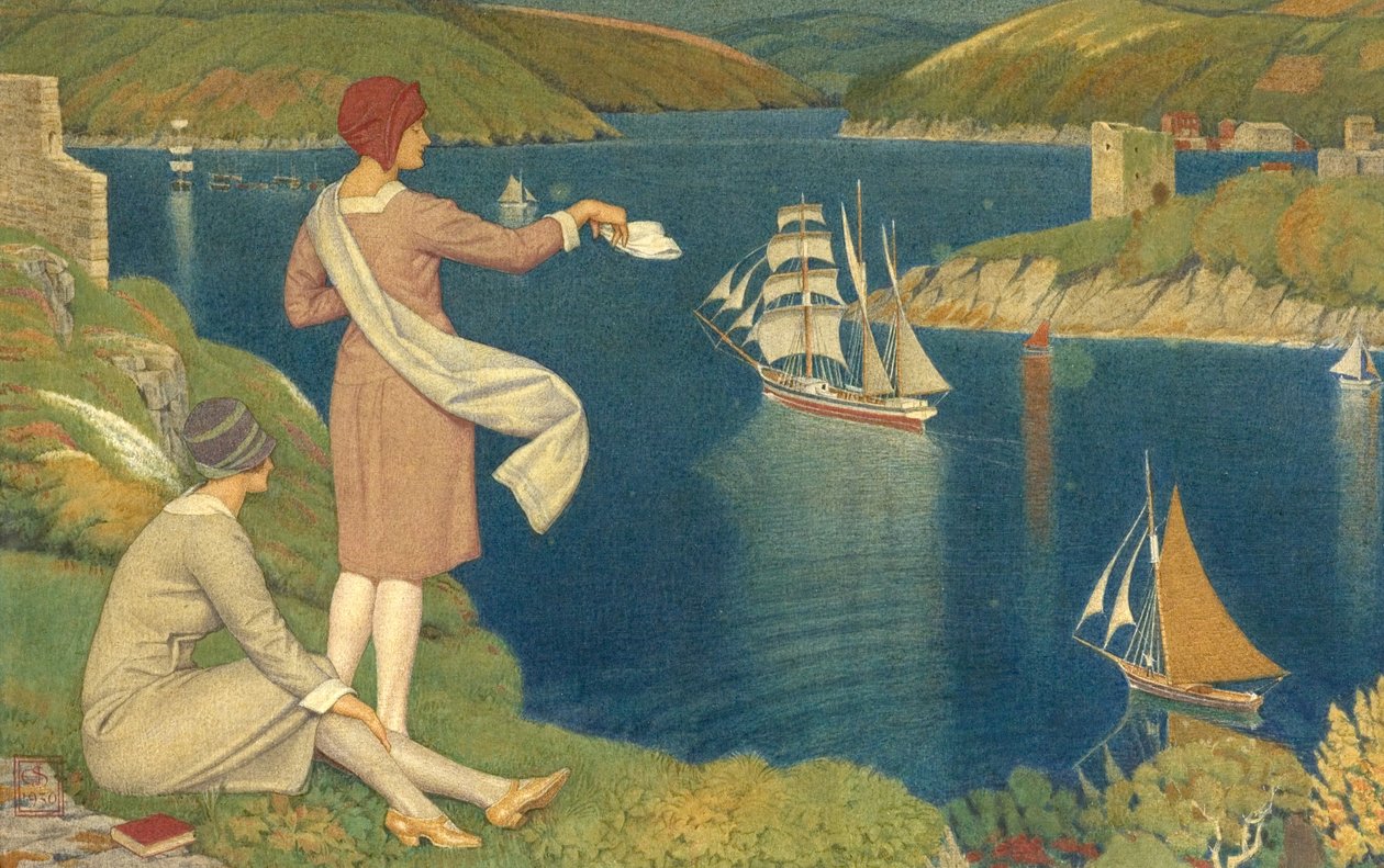 De terugkeer, 1930 door Joseph Edward Southall