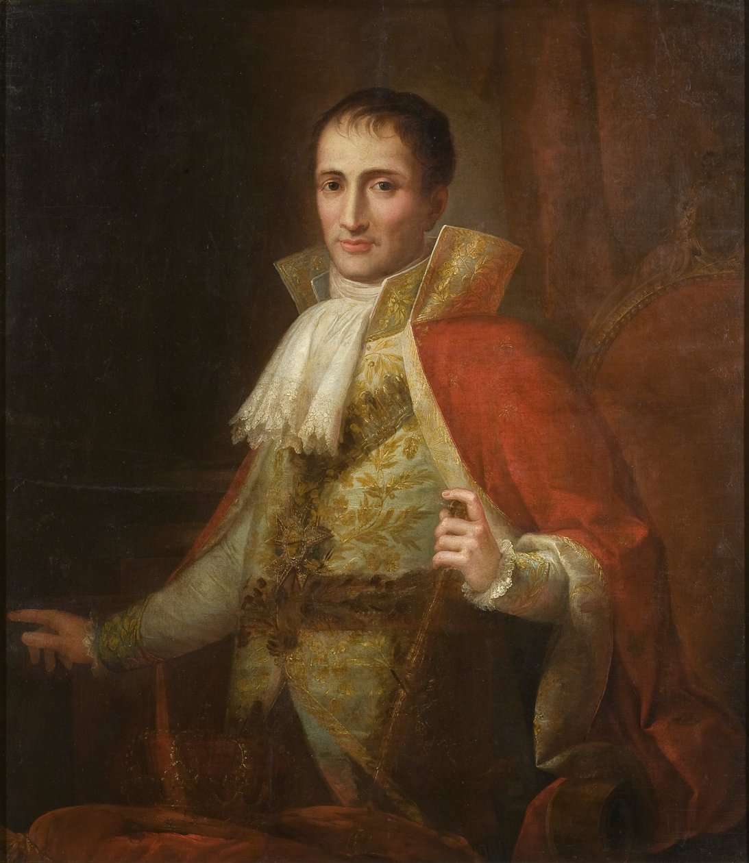 Portret van koning Jozef I (1768-1844) door Joseph Flaugier