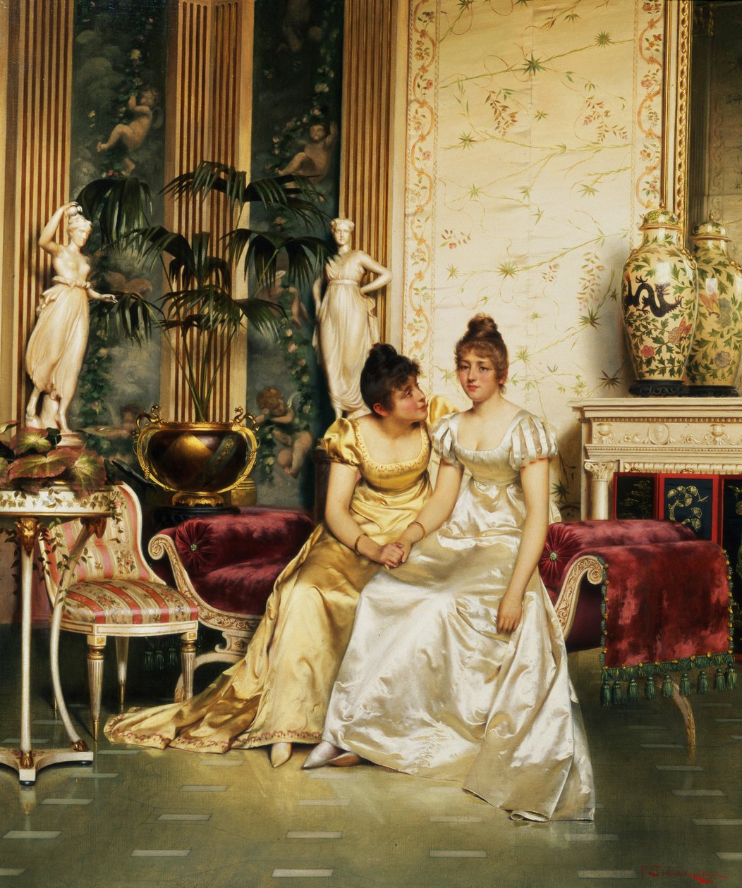 Een gedeeld vertrouwen door Joseph Frederick Charles Soulacroix