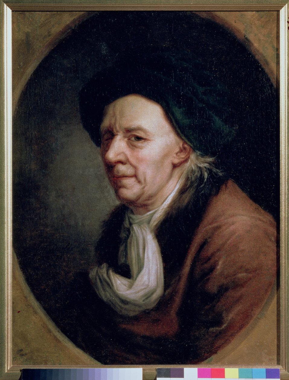 Portret van de Wiskundige Leonard Euler (1707-83) door Joseph Friedrich August Darbes