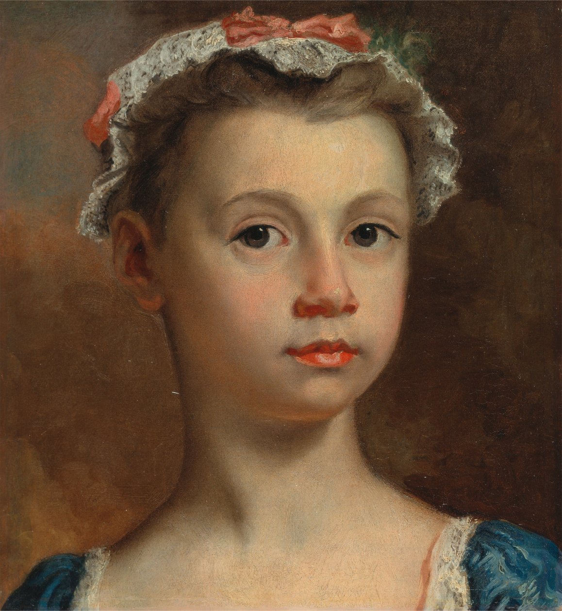 Schets van een jong meisje door Joseph Highmore