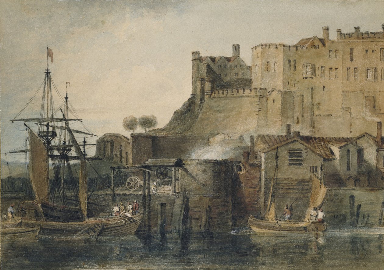 Chester Castle, ca. 1805 door Joseph Mallord William Turner