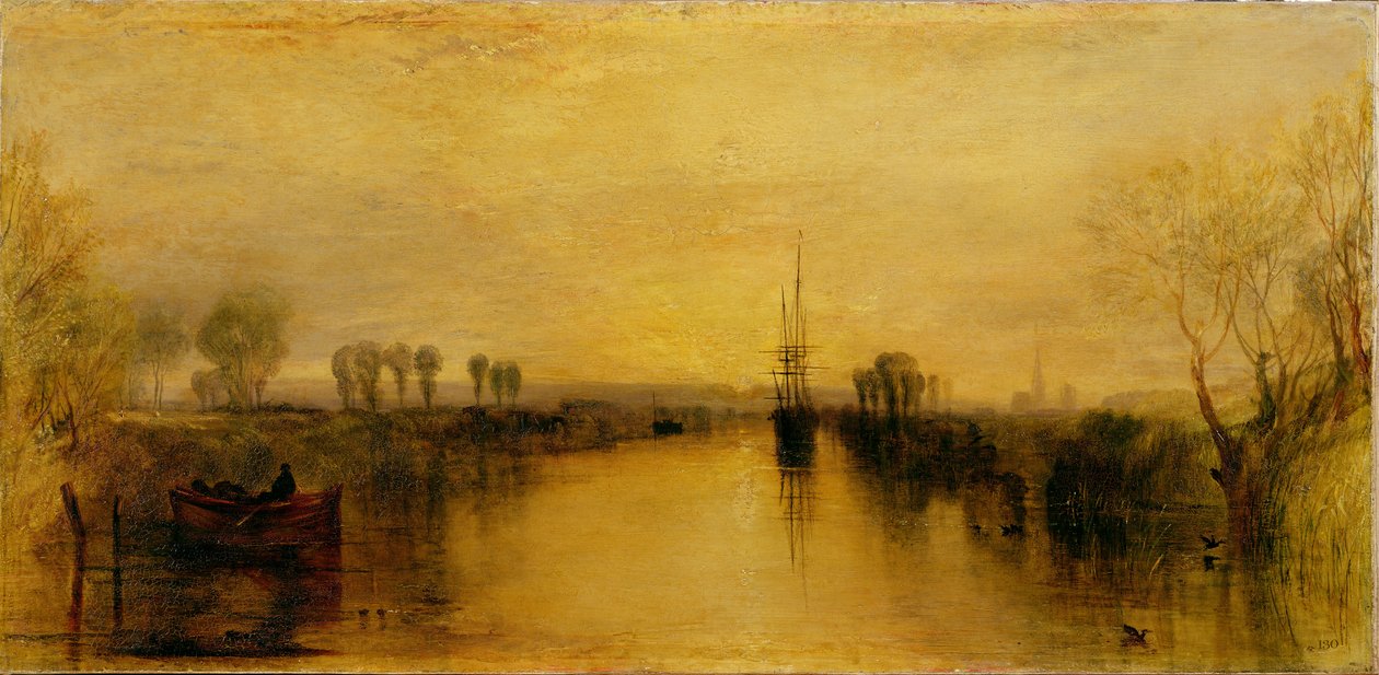 Chichester Kanaal, c.1829 door Joseph Mallord William Turner