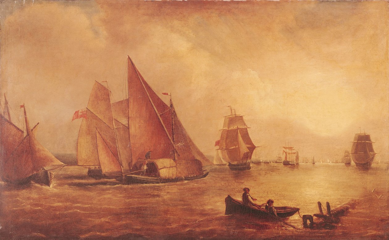 Monding van de Theems en de Medway door Joseph Mallord William Turner