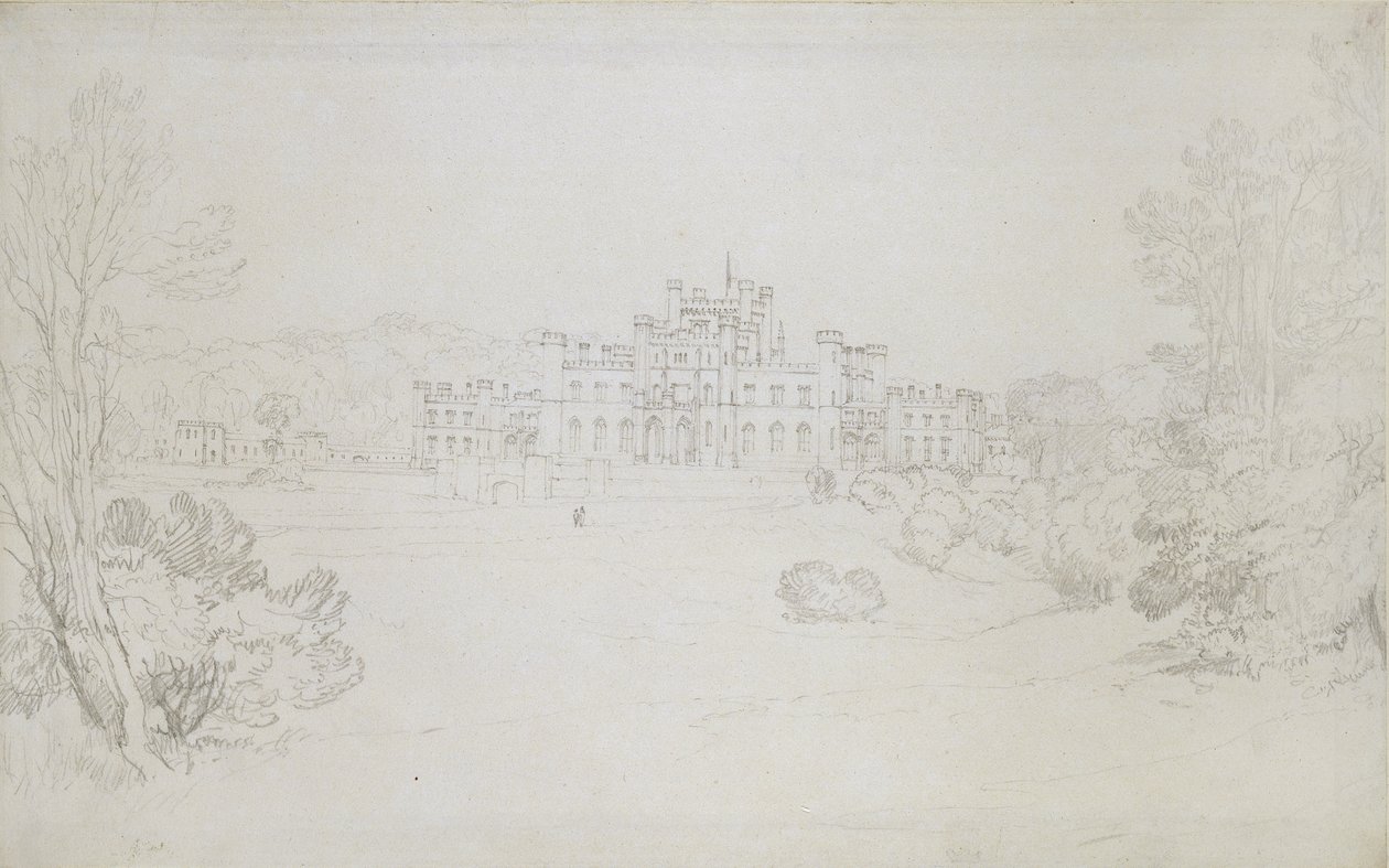 Lowther Castle, 1809 door Joseph Mallord William Turner