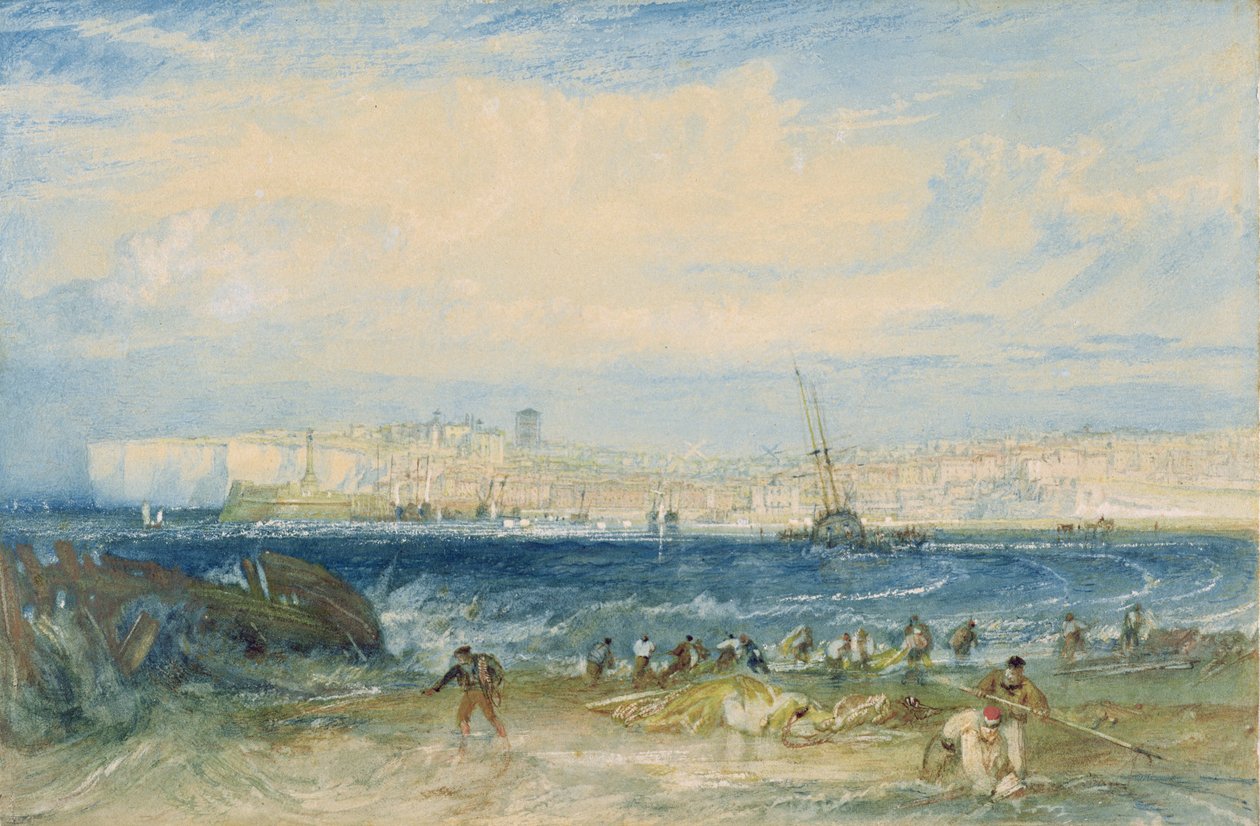 Margate, ca. 1822 door Joseph Mallord William Turner
