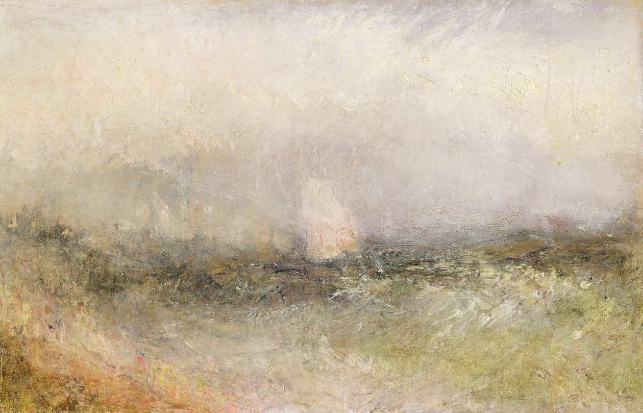 Voor de Nore: Wind en Water door Joseph Mallord William Turner