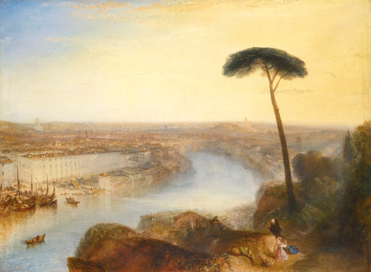 Rome, vanaf de Aventijn door Joseph Mallord William Turner