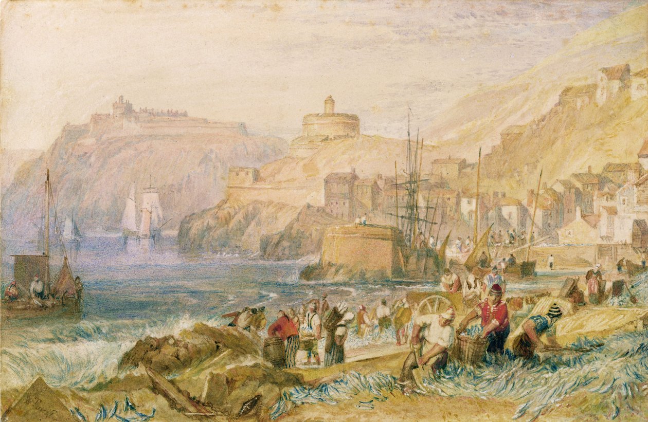 St. Mawes, Cornwall, c.1823 door Joseph Mallord William Turner