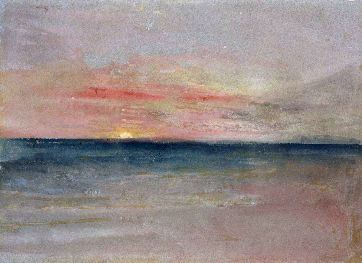 Zonsondergang door Joseph Mallord William Turner