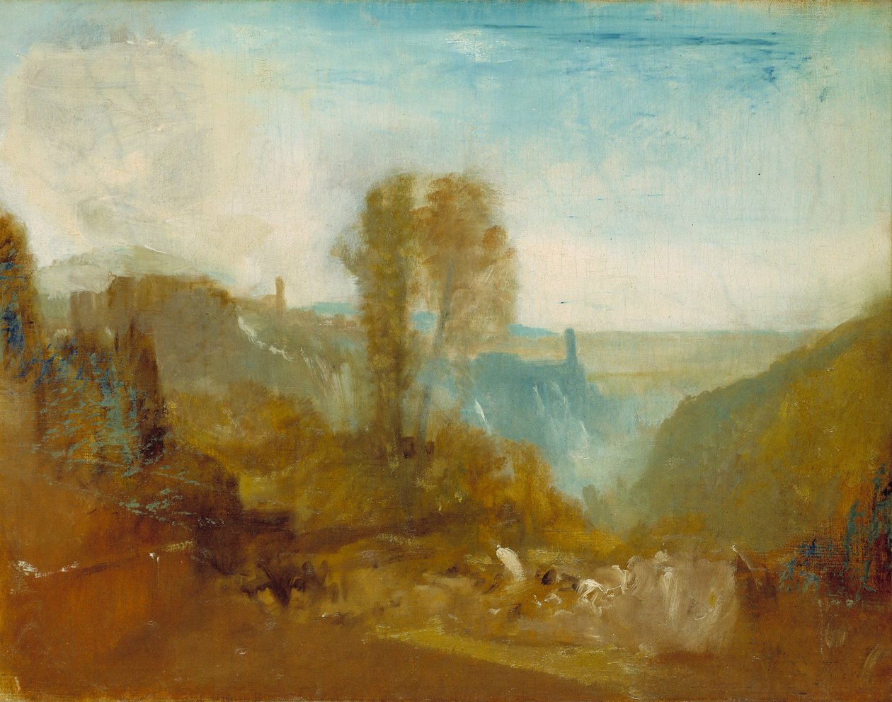 Tivoli, de Cascatelle door Joseph Mallord William Turner