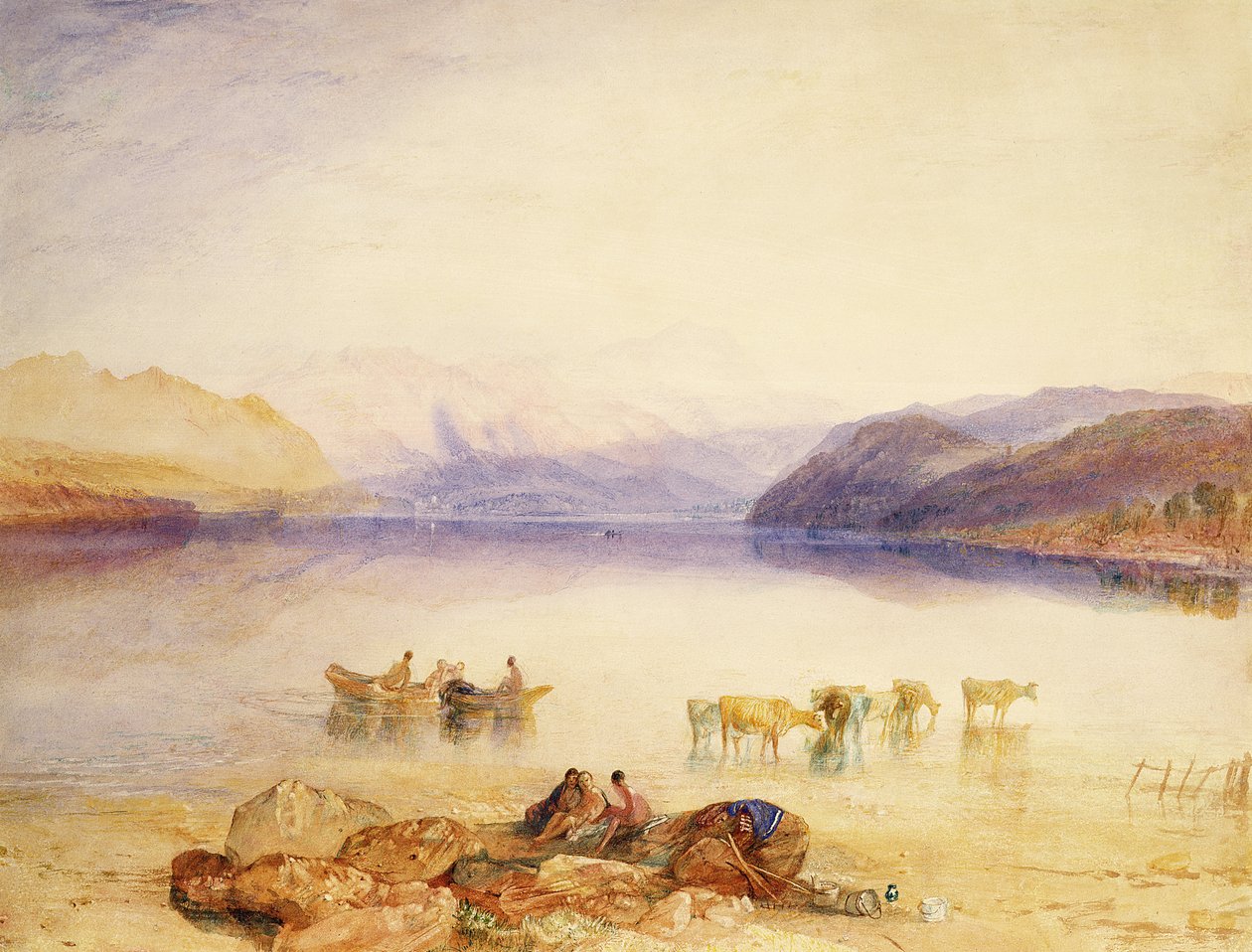 Ullswater door Joseph Mallord William Turner