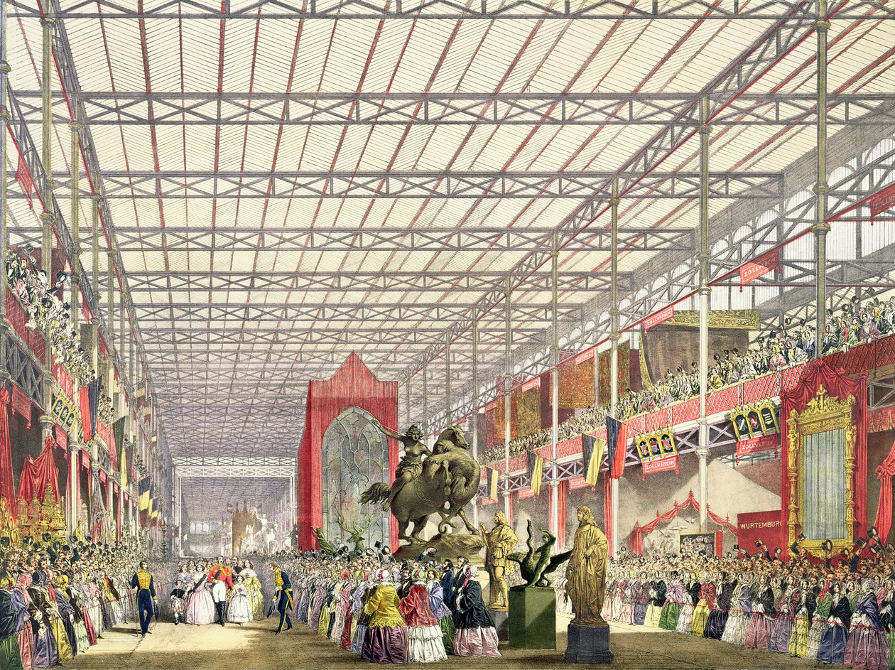 Het Buitenlandse Schip in de Grote Industriële Tentoonstelling van 1851, plaat 2 uit 