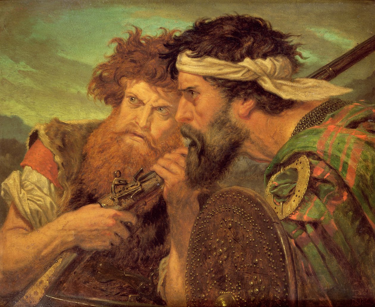 In het nauw door Joseph Noel Paton