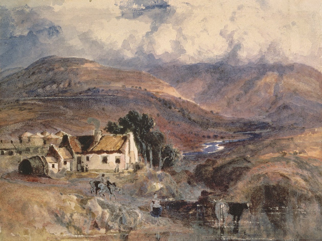 Schots landschap door Joseph Noel Paton