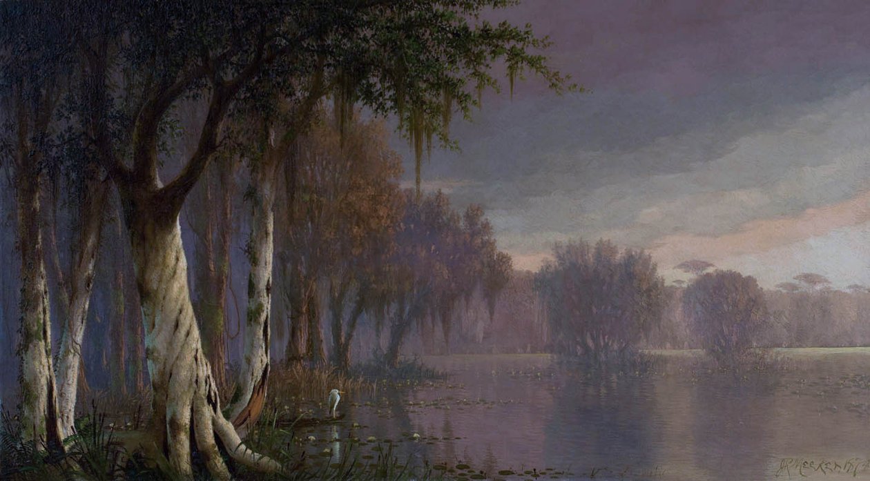 Bayou Teche door Joseph Rusling Meeker