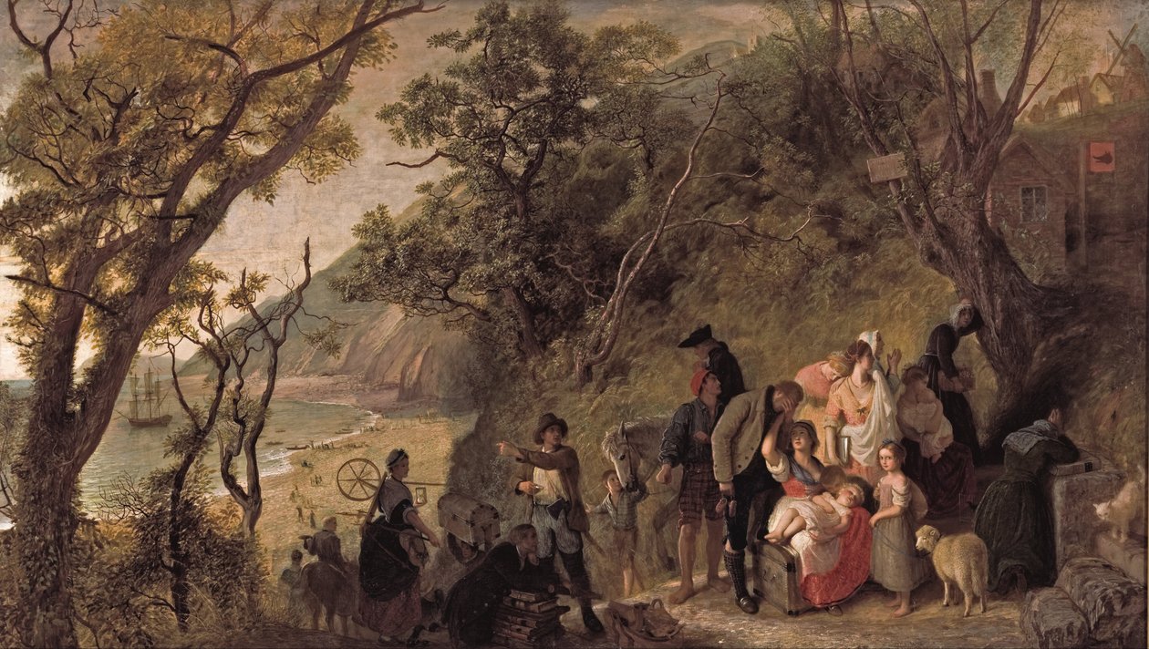 Het verlaten dorp door Joseph Severn