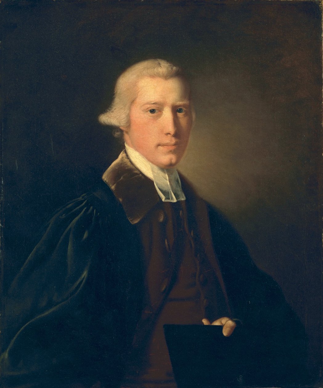 Jonge man met pet en toga, c.1760 door Joseph Wright of Derby