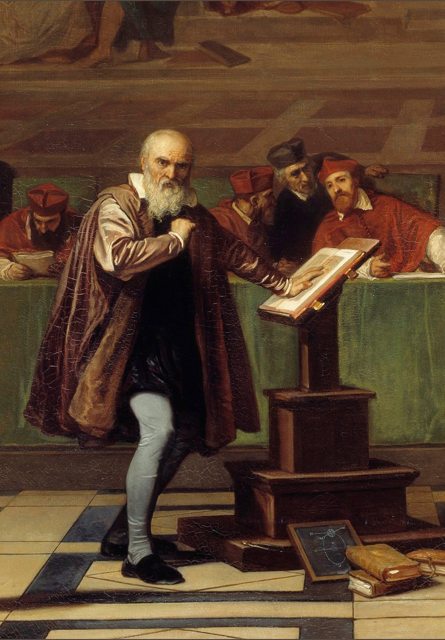 Galileo Galilei door Joseph Nicolas Robert Fleury