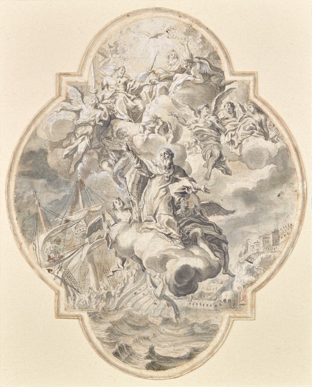 Apotheose van de heilige Nicolaas door Joseph Antony Adolph