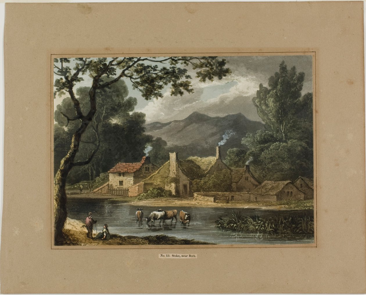 Stoke, nabij Bath door Joseph Barker