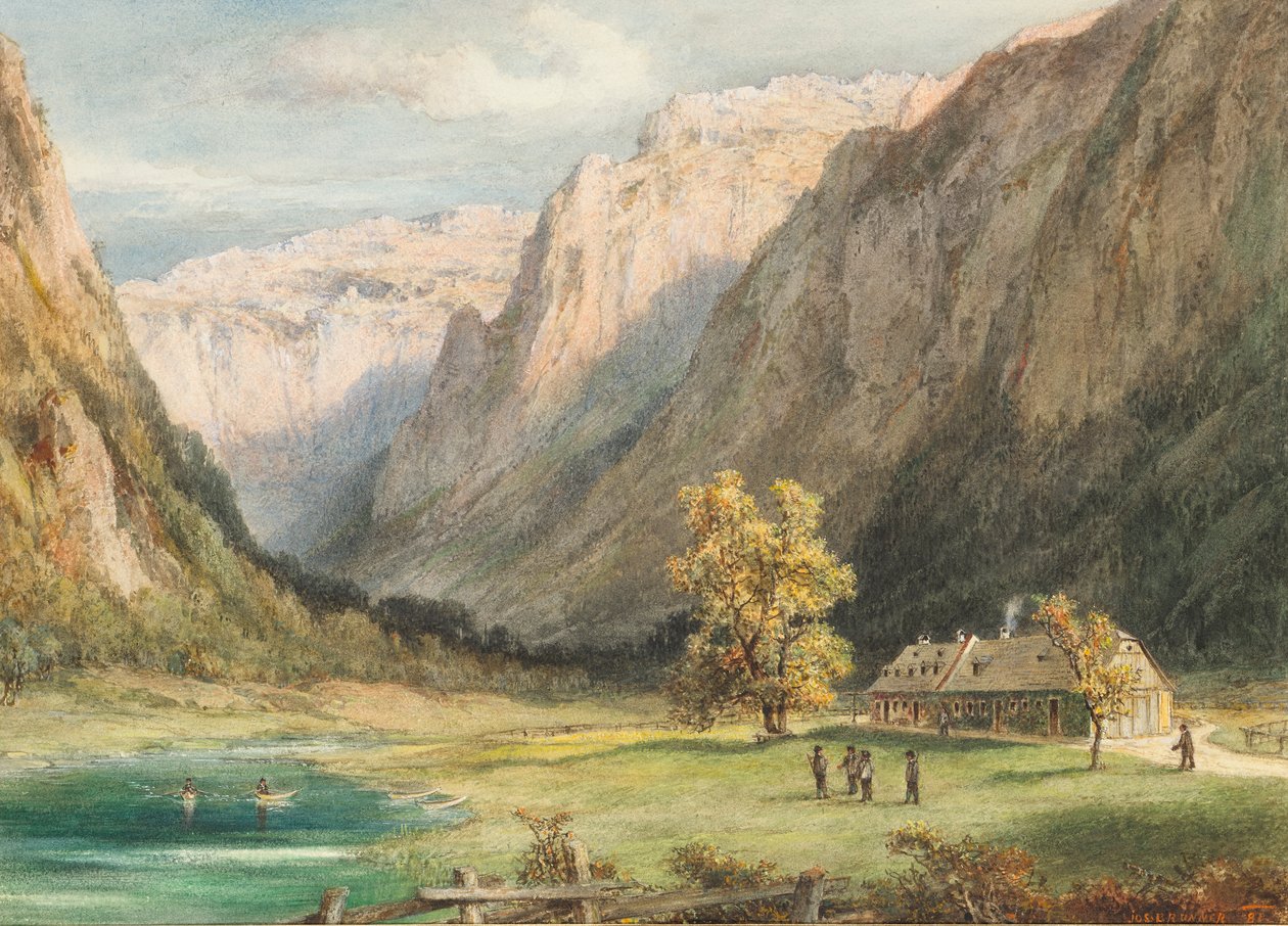 Jachthuis in Brunn/Wildalpen door Joseph Brunner