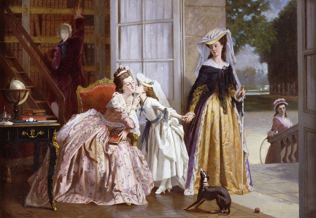 Een Afscheidskus door Joseph Caraud