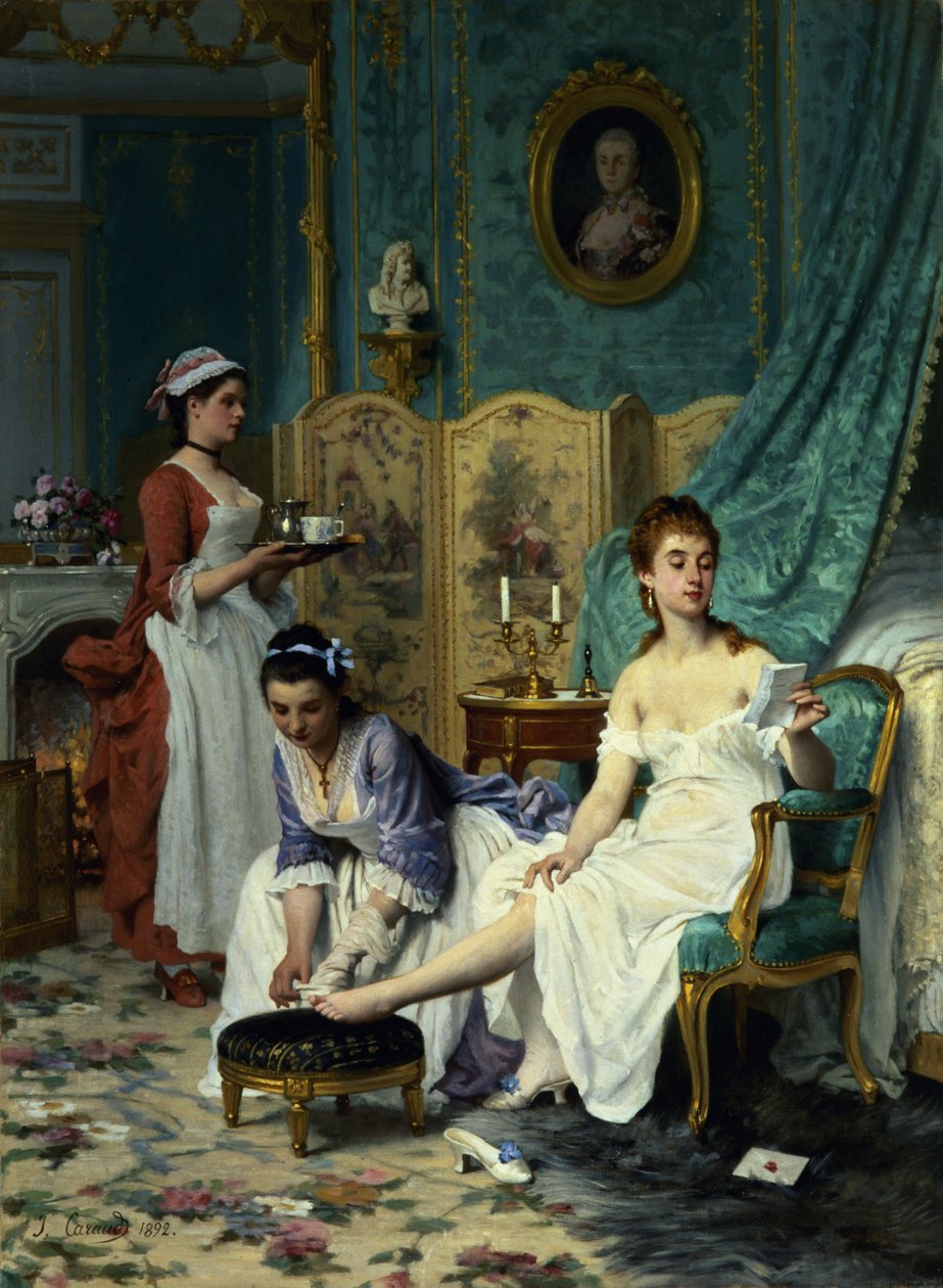 De Receptie, 1892 door Joseph Caraud