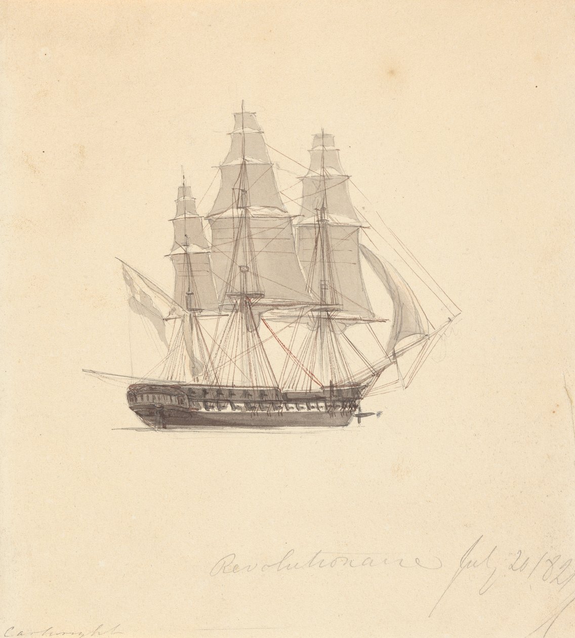 Revolutionair 20 juli 1821 door Joseph Cartwright