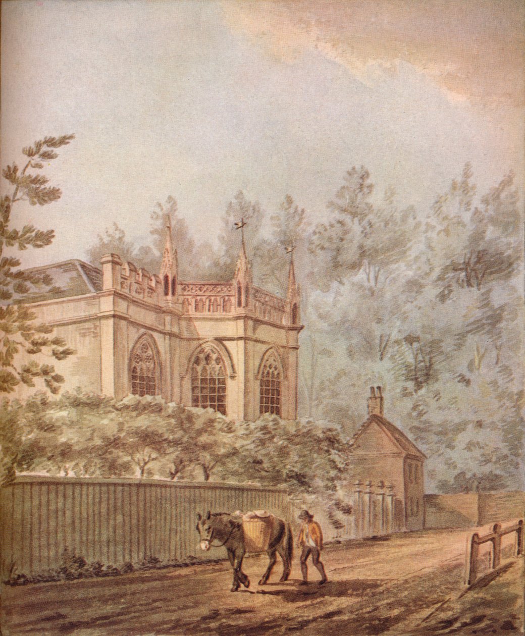 Strawberry Hill, 18e eeuw, 1922 door Joseph Charles Barrow