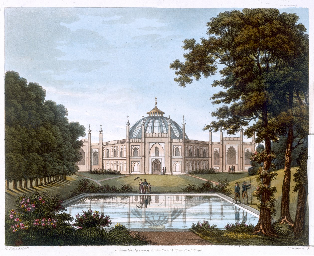 Brighton Pavilion, Sussex door Joseph Constantine Stadler