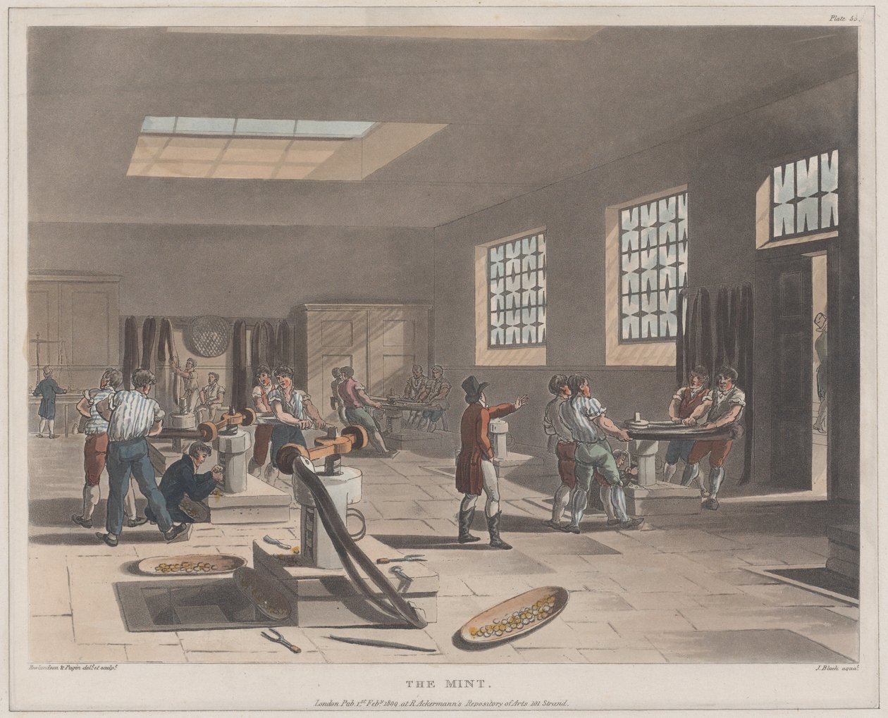 De Munt, 1809 door Joseph Constantine Stadler