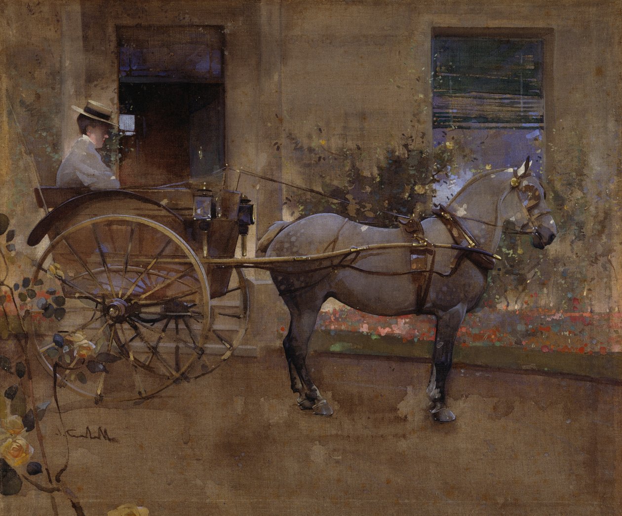 De gouvernantekar door Joseph Crawhall