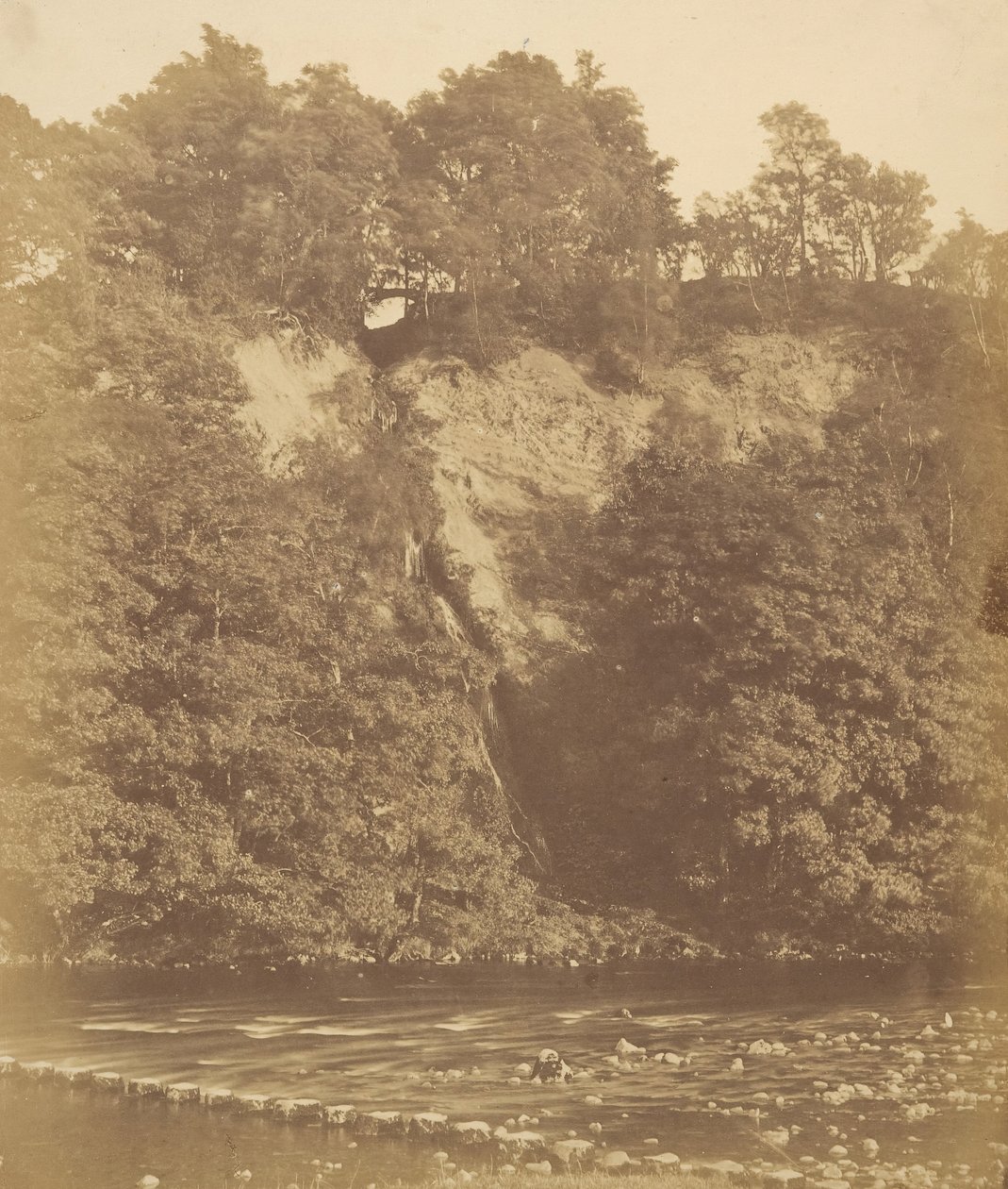 Bolton Priory. De stapstenen, 1850s door Joseph Cundall